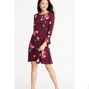 Old Navy Flute Sleeve Floral Dress
